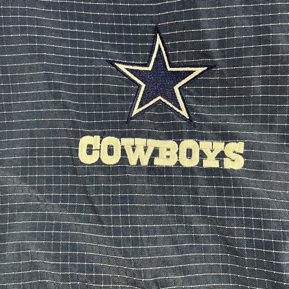 Vintage Logo Athletic NFL Dallas Cowboys Thick Puffer Zip Up Jacket Men’s Sz 2XL - Picture 4 of 7